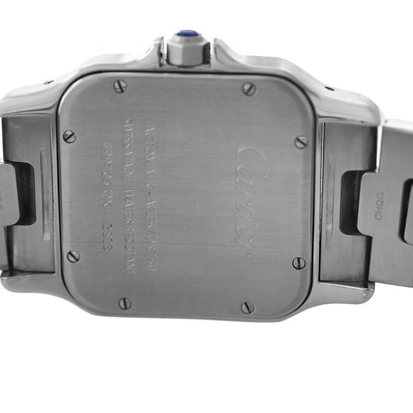 MINT!! Cartier Santos 18K Mens Watch! - Picture 6 of 7